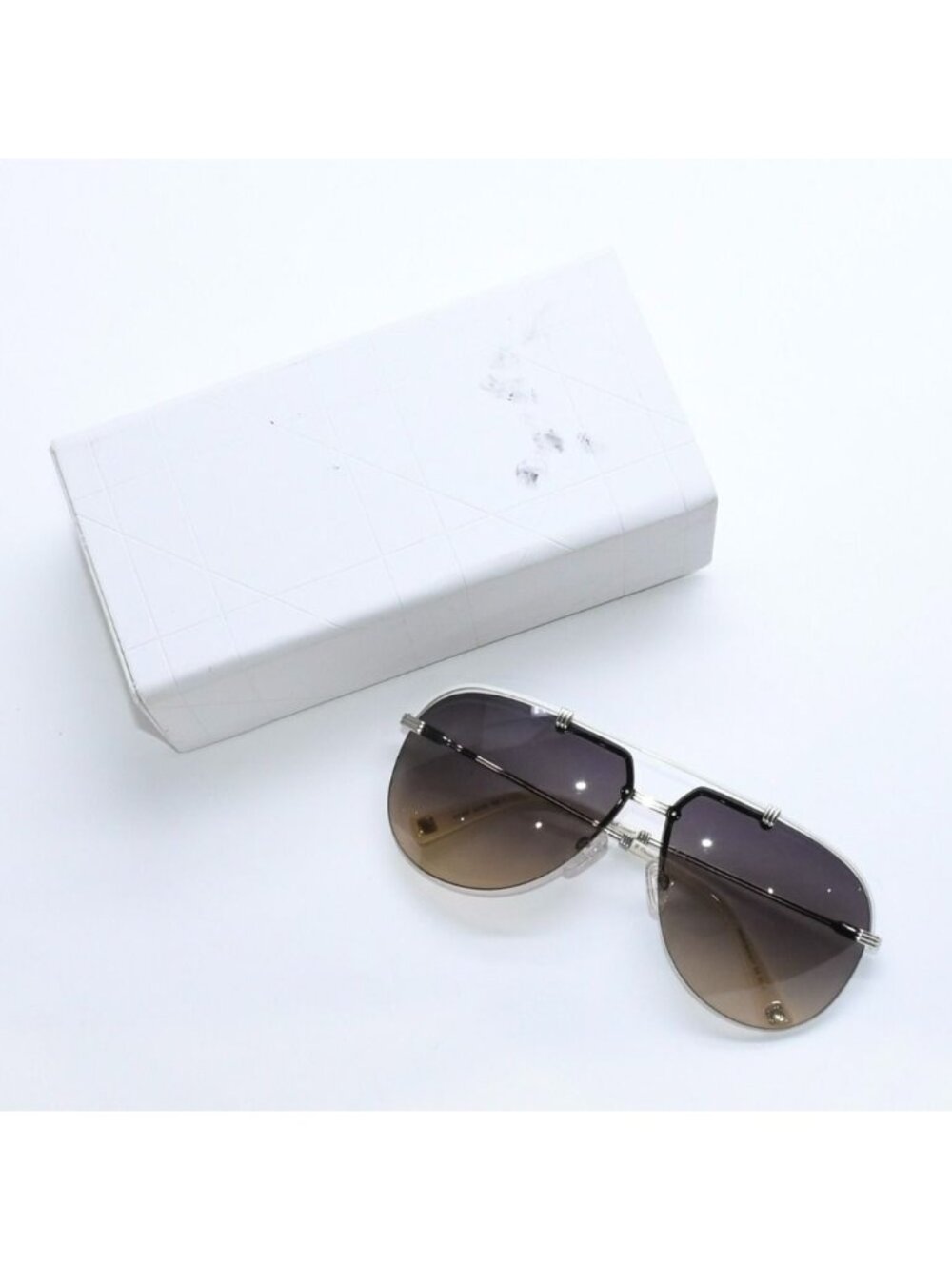 Dior Sunglasses DY Jed White Silver Eyewear